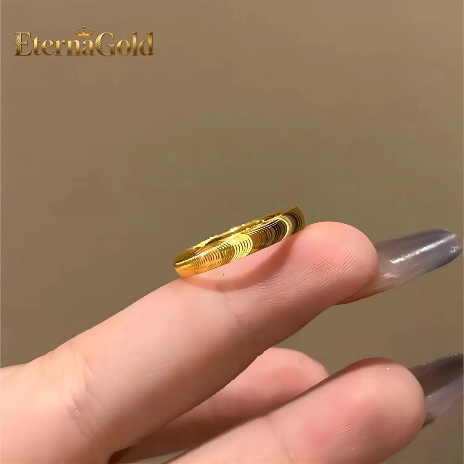 Home Security Companies - Anillo de oro puro EternaGold 24K
