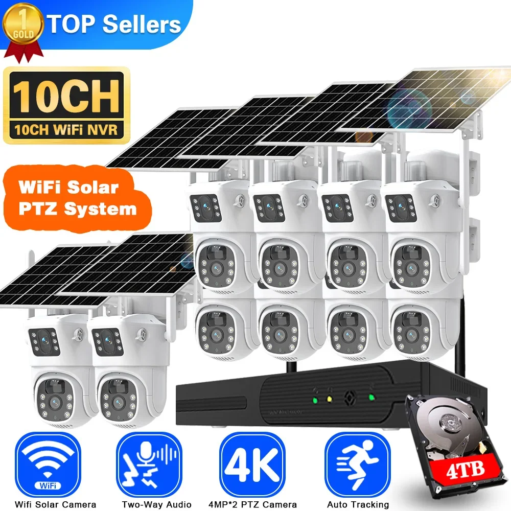 Home Security Wifi Camera - Sistema de videovigilancia de seguridad, Kit