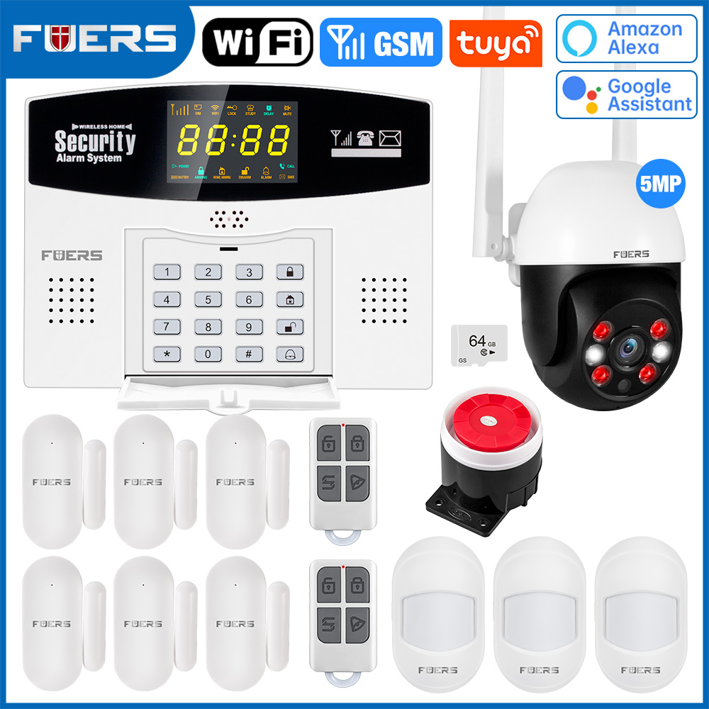 Home Security Phone Number - Fuers Tuya Kit de sistema de
