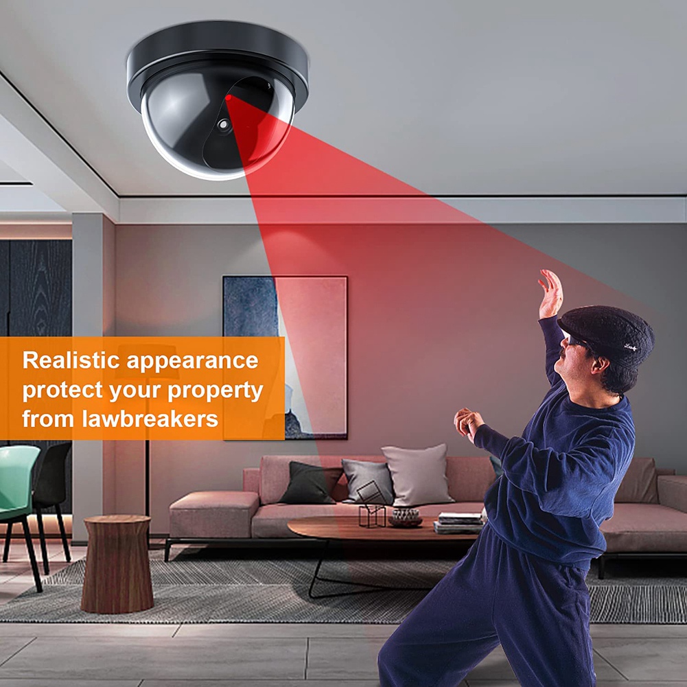 Home Security Cameras Outdoor - Cámara de seguridad ficticia, cámara falsa