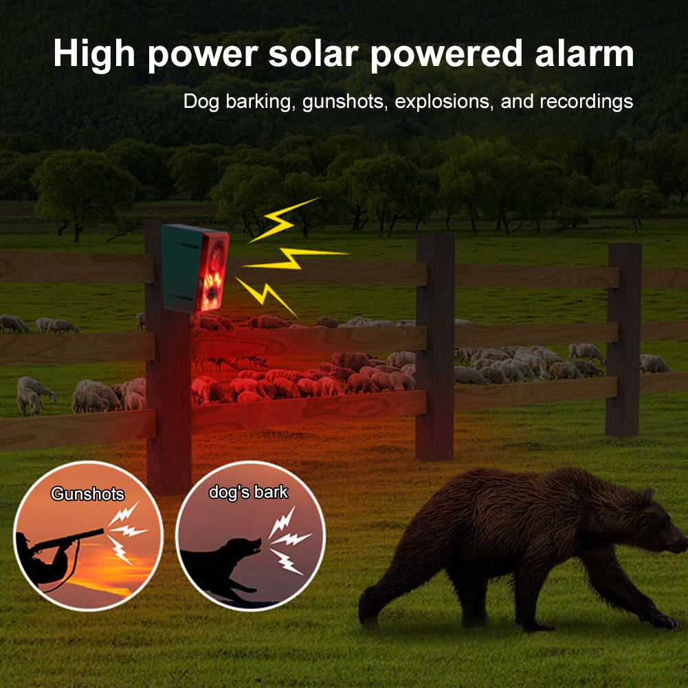 Barking Dog Alarm - Alarma Solar con Sensor de Movimiento