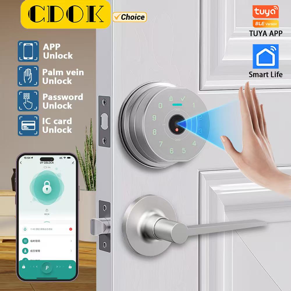 Home Security Keypad - Cerradura Inteligente CDOK K10, Desbloqueo por