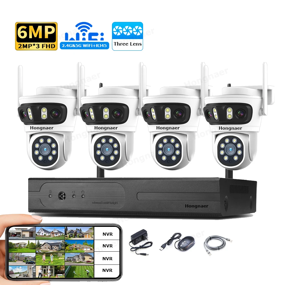 Home Security Wifi Camera - Kit de Sistema de Cámara de