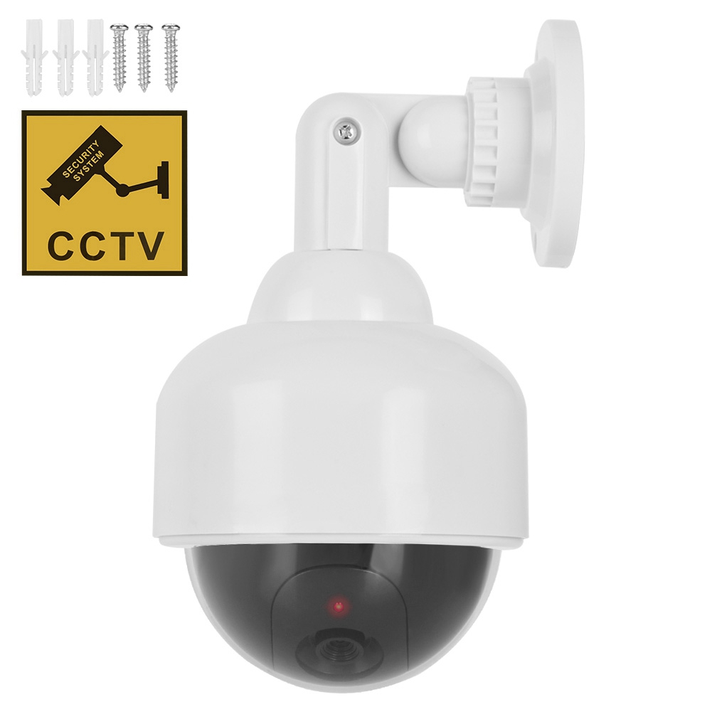 Home Security Cameras Outdoor - Cámara Falsa Impermeable Realista de Vigilancia