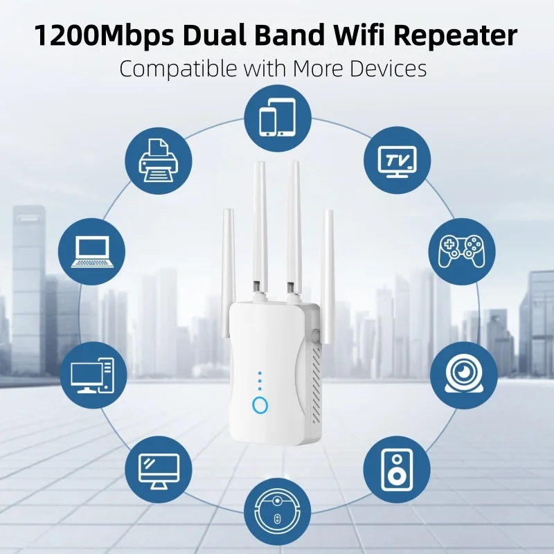 Home Security Network - Repetidor WiFi de Doble Banda de