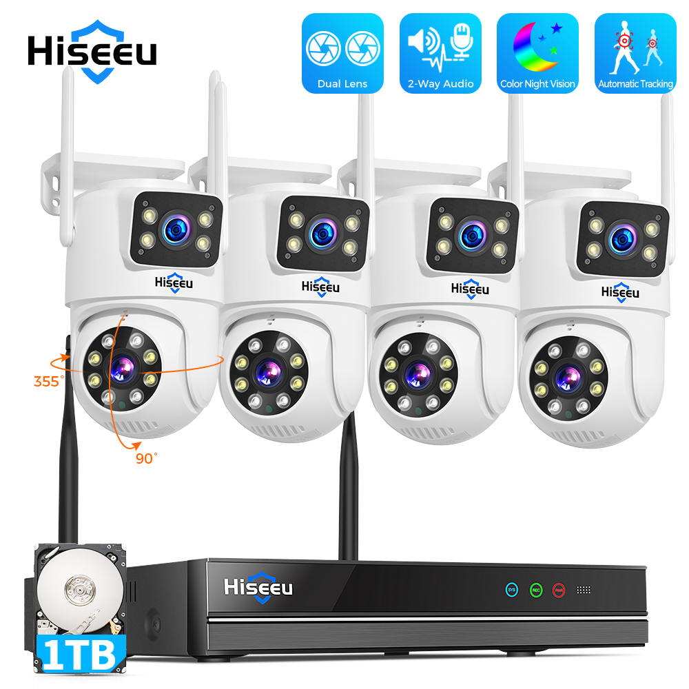 Home Security Wifi Camera - Kit de Sistema de Seguridad con