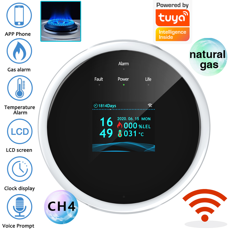 Home Security Network - Sensor de alarma de gas WiFi