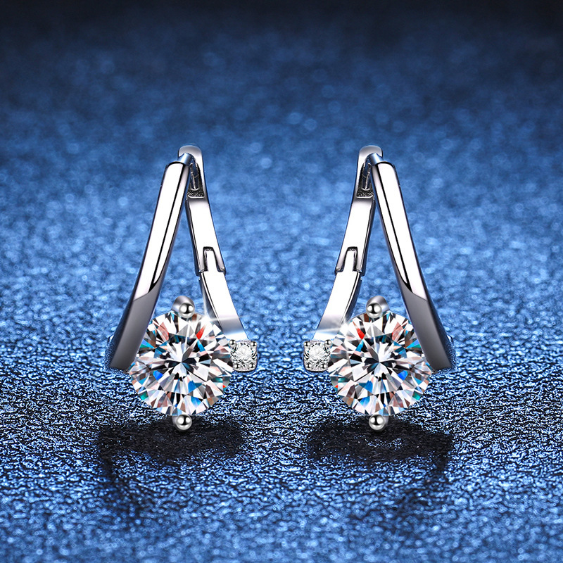 Home Security Companies - Pendientes de moissanita con diamantes de