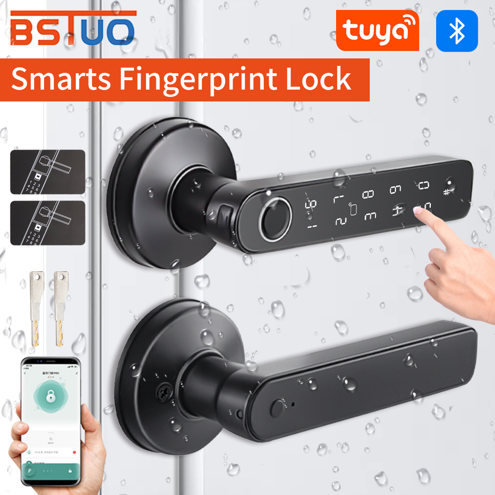 Home Security Keypad - Cerradura de puerta inteligente Tuya Bluetooth,