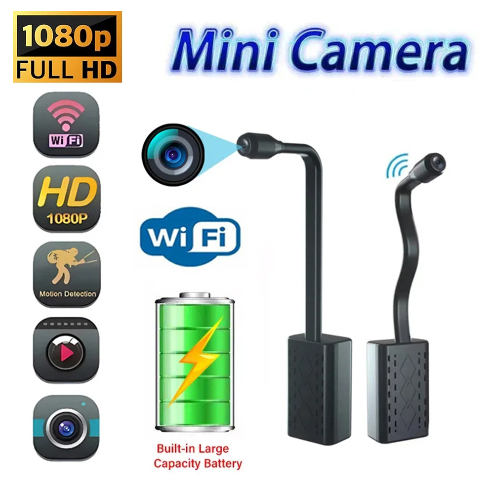 Home Security Recorder - Mini cámara HD 1080P con detección
