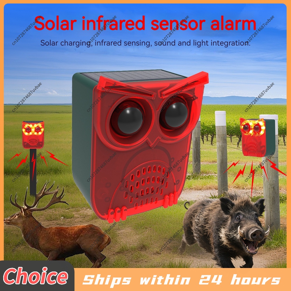 Barking Dog Alarm - Alarma Solar con Sensor de Movimiento,