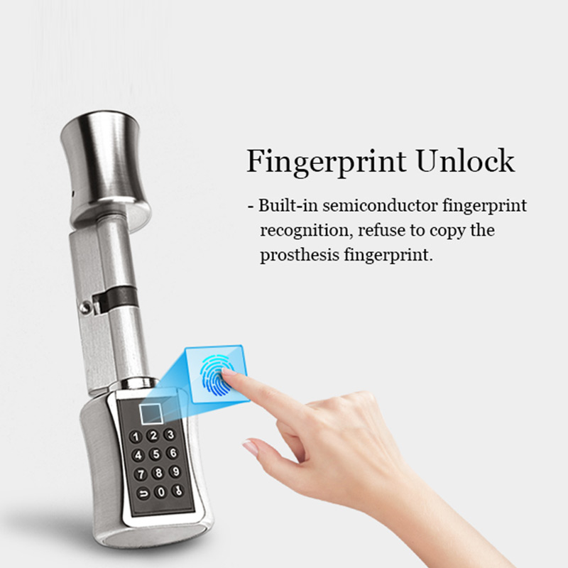 Cerradura de cilindro intelige - Home Security Keypad reseña y precio
