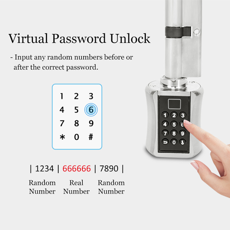 Cerradura de cilindro intelige - Home Security Keypad reseña y precio