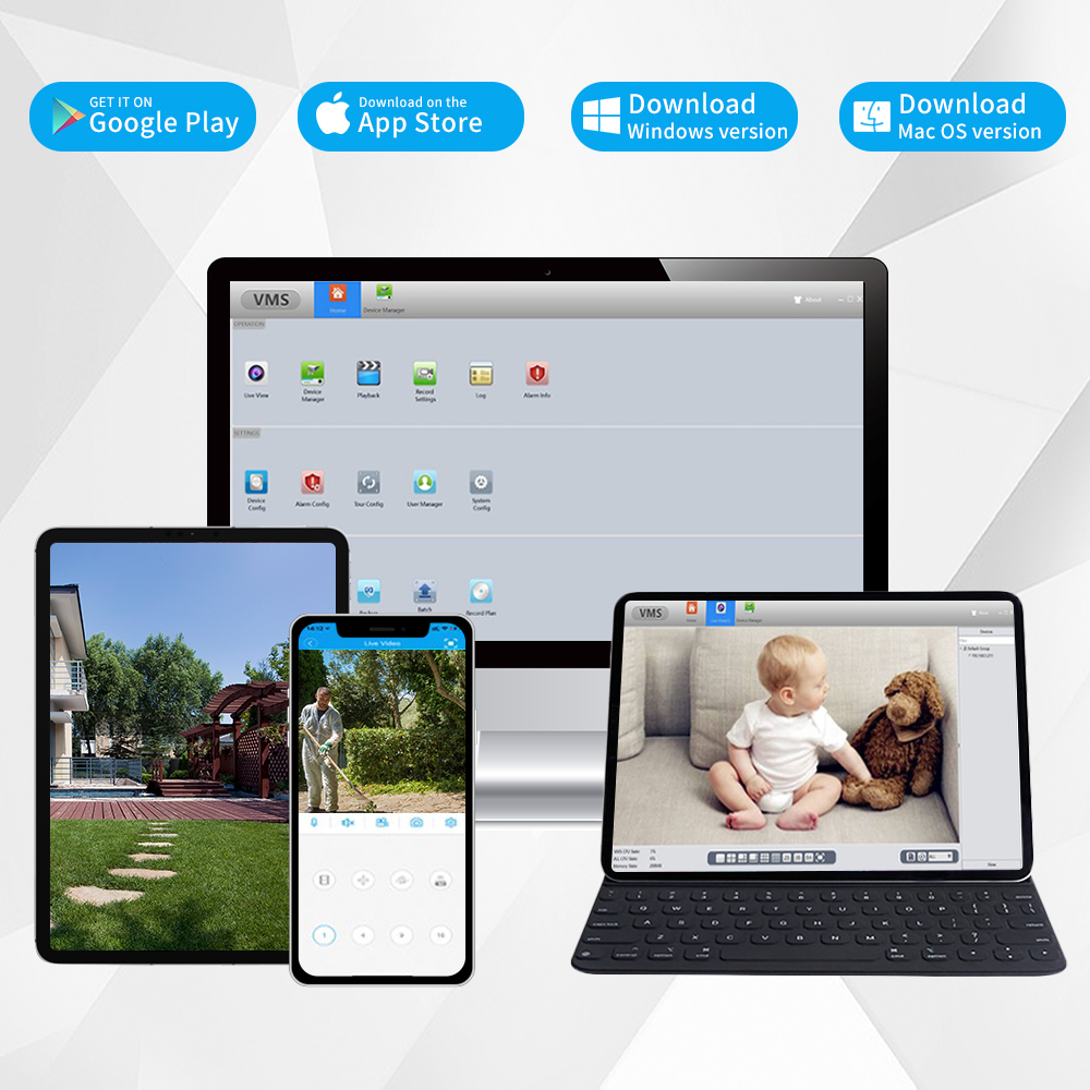 Kit de sistema de cámaras de s - Home Security Nvr reseña y precio