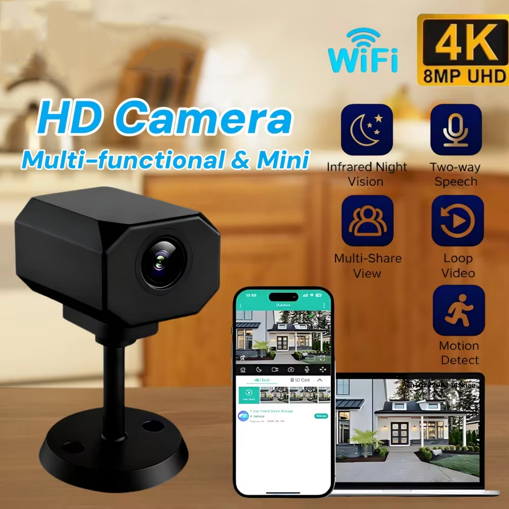 Cámara de seguridad WiFi 4K HD - Home Security Wifi Camera reseña y precio