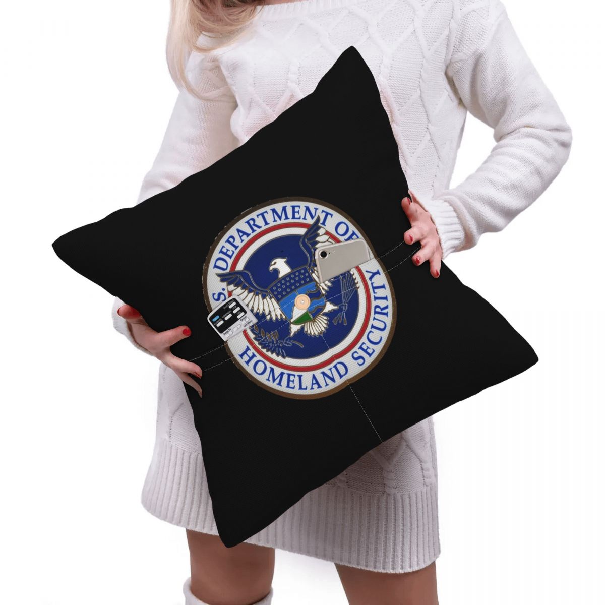 DHS - Funda de almohada cuadra - Home Security Department reseña y precio