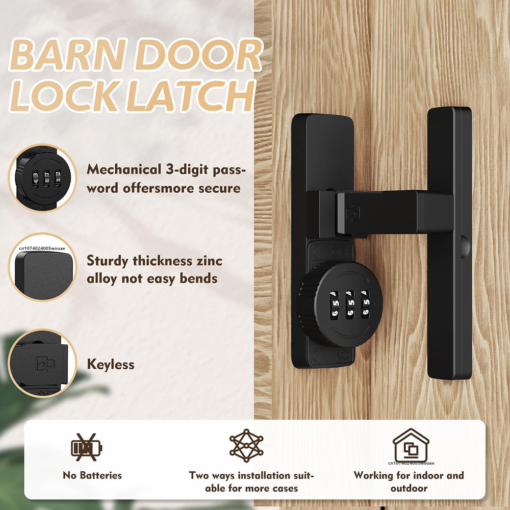 Cerradura de puerta de Granero - Home Security Doors reseña y precio