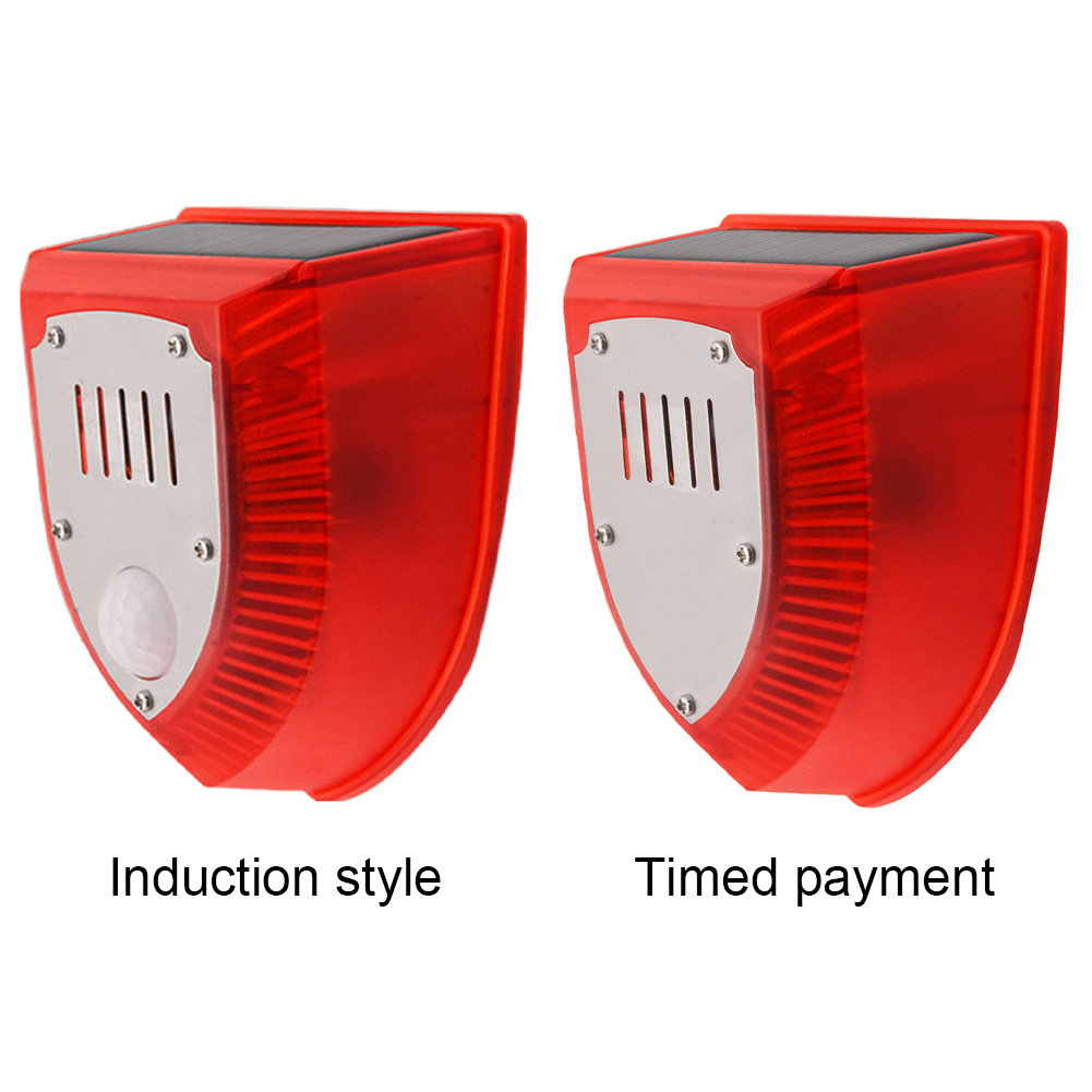 Alarma solar al aire libre con - Barking Dog Alarm reseña y precio