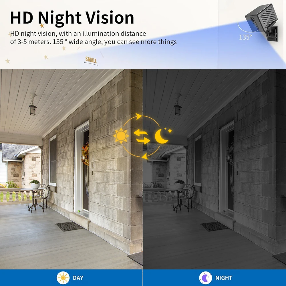 Cámara Mini PEGATAH 5MP 4G, Vi - Home Security Cameras Outdoor reseña y precio