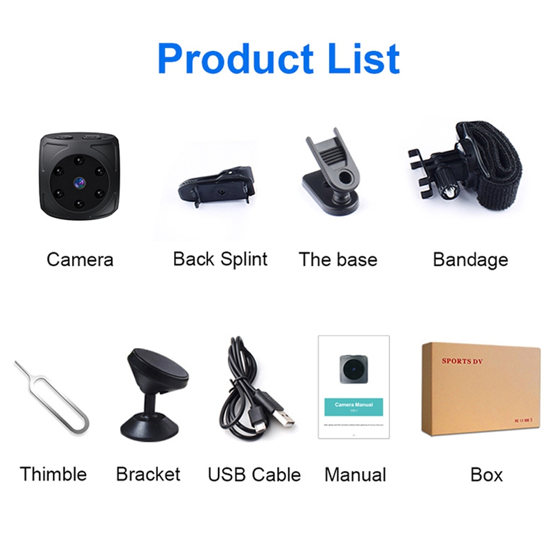 Mini Cámara HD 1080p Portátil, - Home Security Recorder reseña y precio