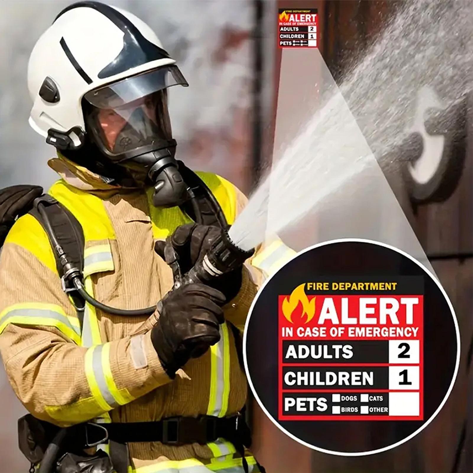 Pegatina de Alerta de Incendio - Home Security Department reseña y precio
