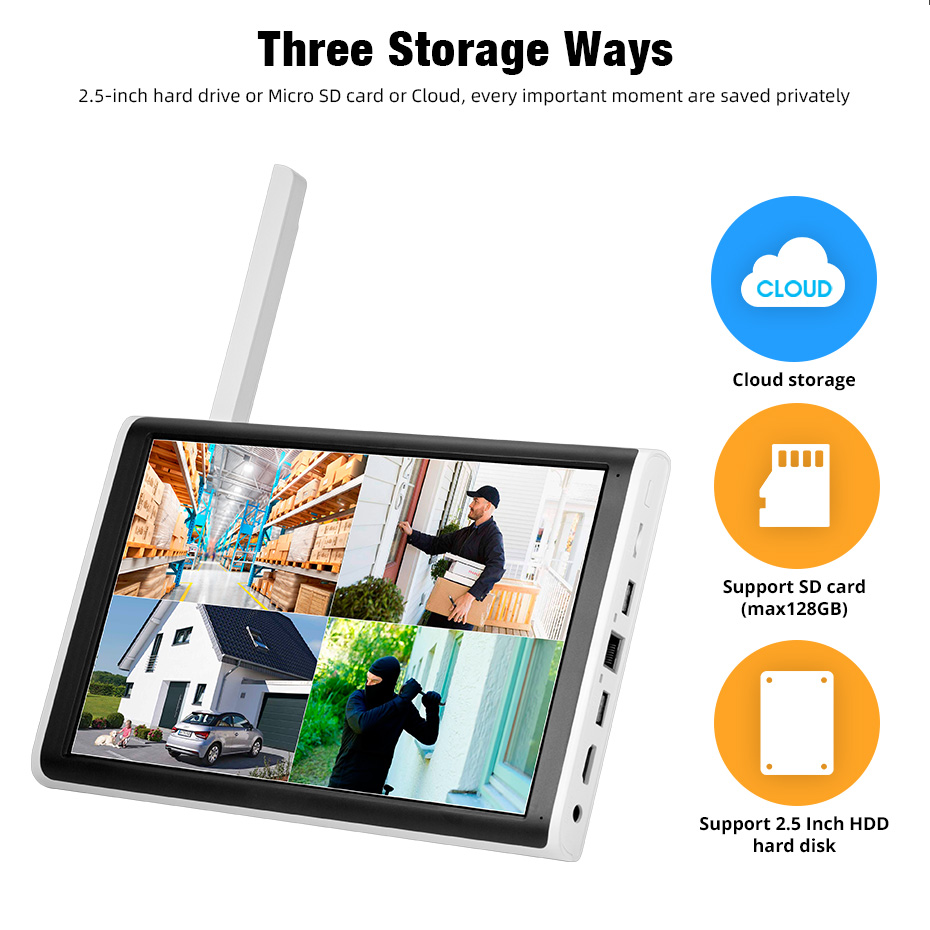KERUI 2K 3K 4MP 8CH NVR WIFI O - Home Security Wifi Camera reseña y precio