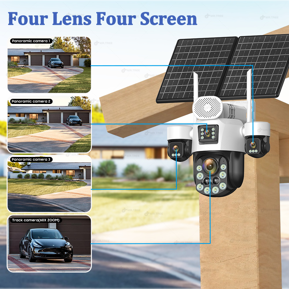 Cámara Solar de vigilancia en  - Home Security Network reseña y precio