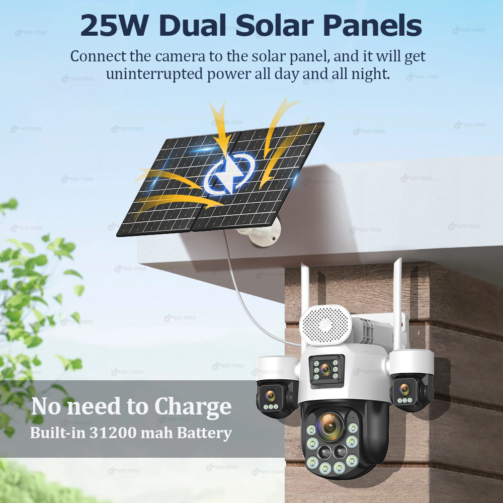 Cámara Solar de vigilancia en  - Home Security Network reseña y precio
