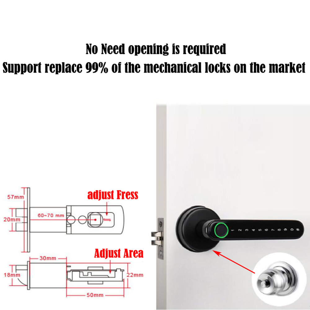 TTLock Cerradura inteligente c - Home Security Keypad reseña y precio