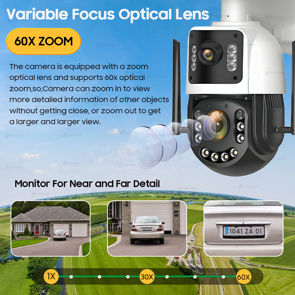 Cámara de seguridad Solar AOV  - Home Security Cameras Outdoor reseña y precio