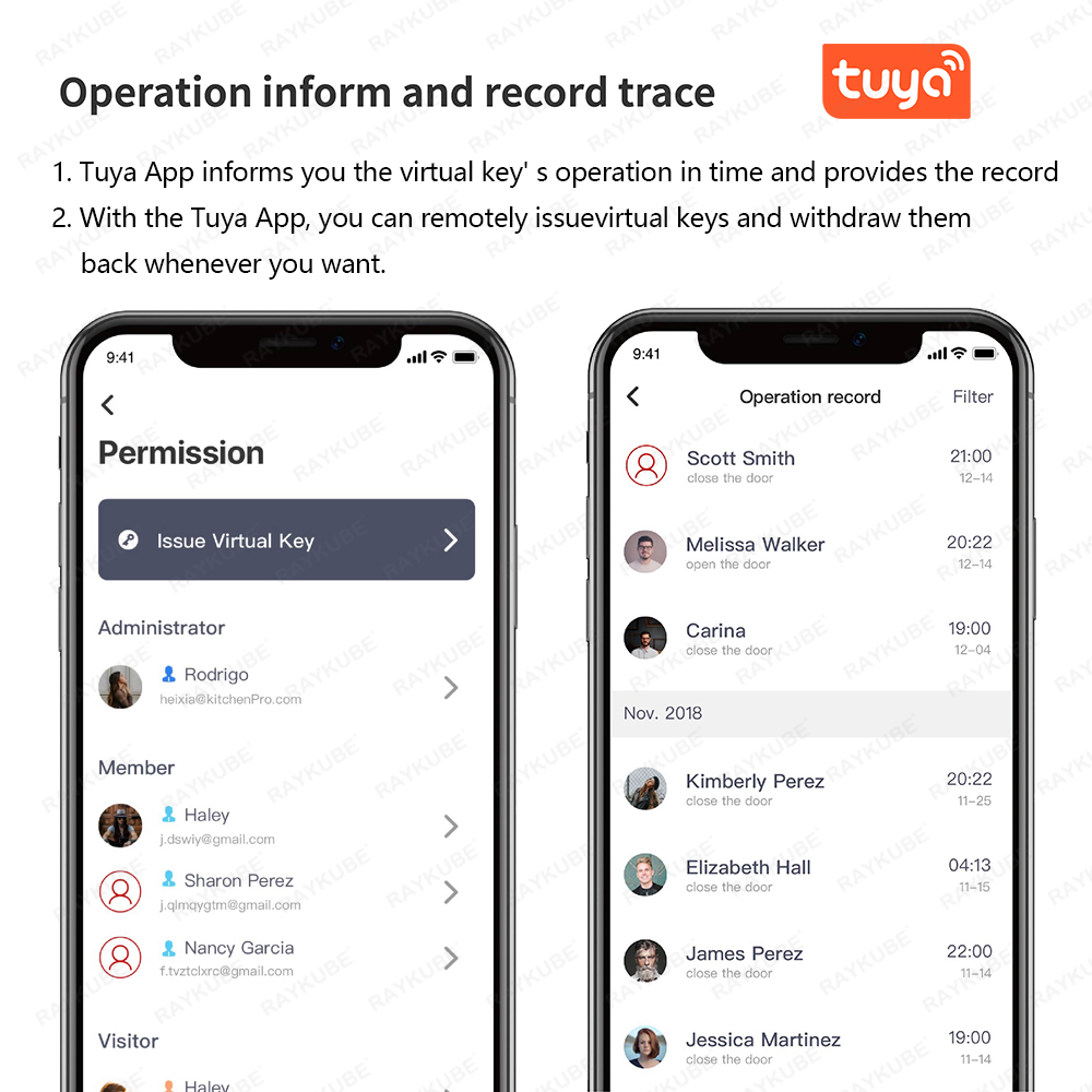 RAYKUBE A1 Pro Tuya BEL juego  - Home Security Keypad reseña y precio