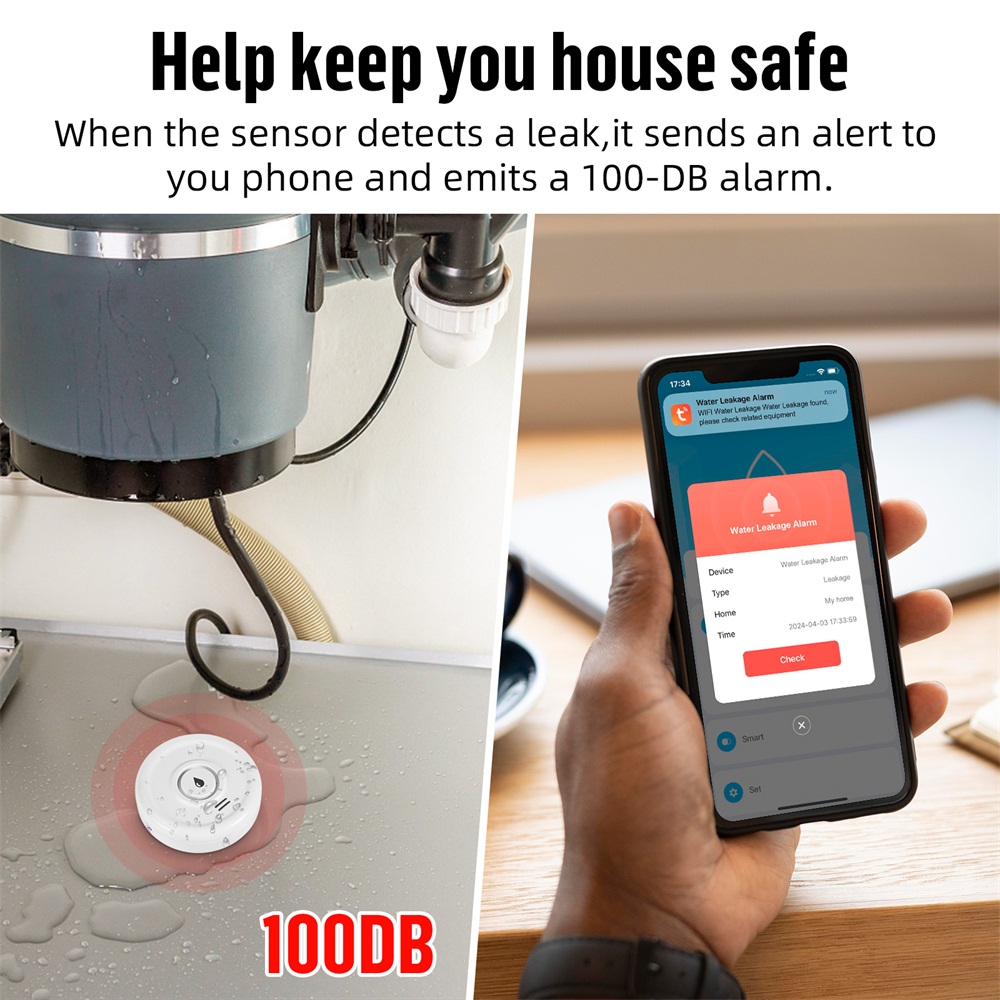 Fuers-Detector de fugas de agu - Home Security Network reseña y precio