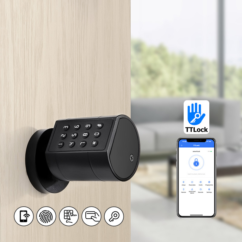 Cerradura de puerta cilíndrica - Home Security Keypad reseña y precio