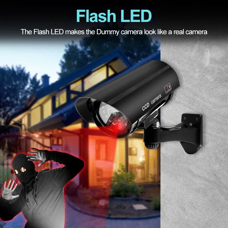 Cámara de seguridad ficticia r - Home Security Cameras Outdoor reseña y precio