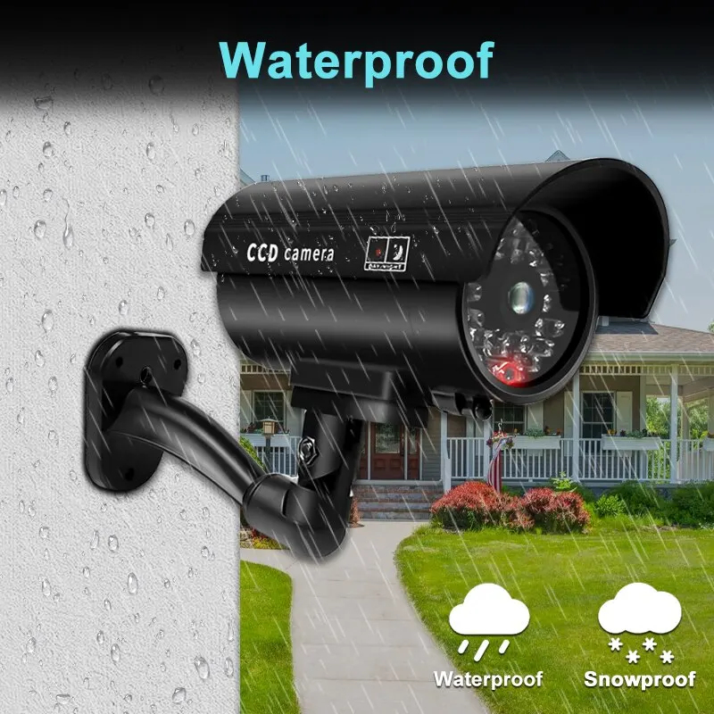 Cámara de seguridad ficticia r - Home Security Cameras Outdoor reseña y precio