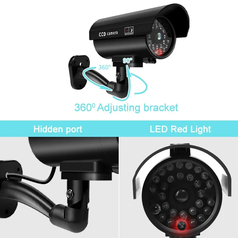 Cámara de seguridad ficticia r - Home Security Cameras Outdoor reseña y precio