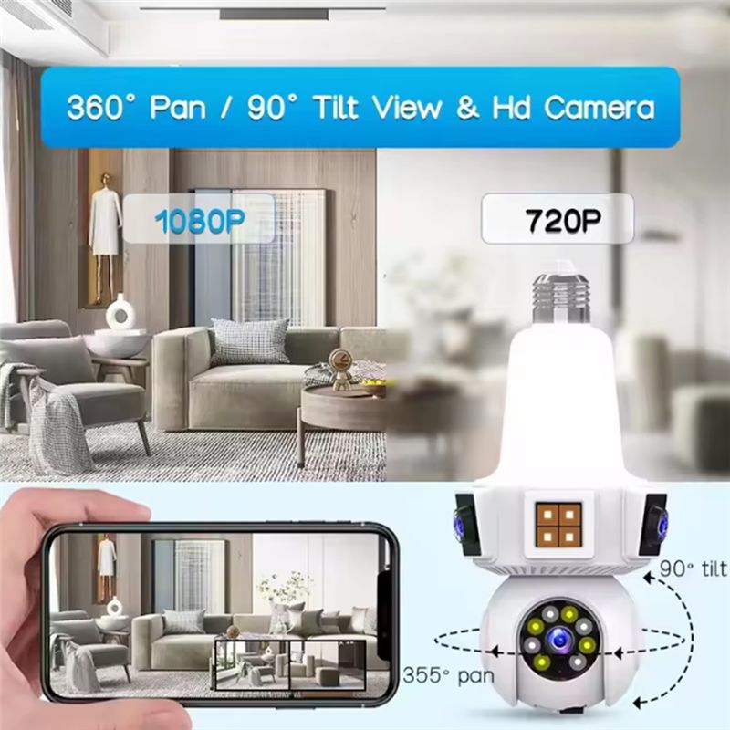 【A08I】Cámara de Vigilancia WiF - Home Security Wifi Camera reseña y precio