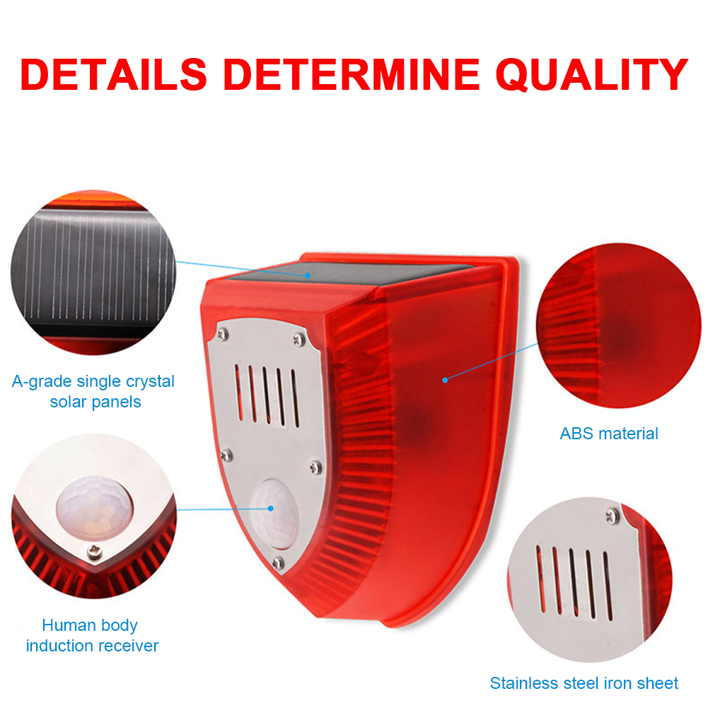 Alarma Solar para Exteriores,  - Barking Dog Alarm reseña y precio