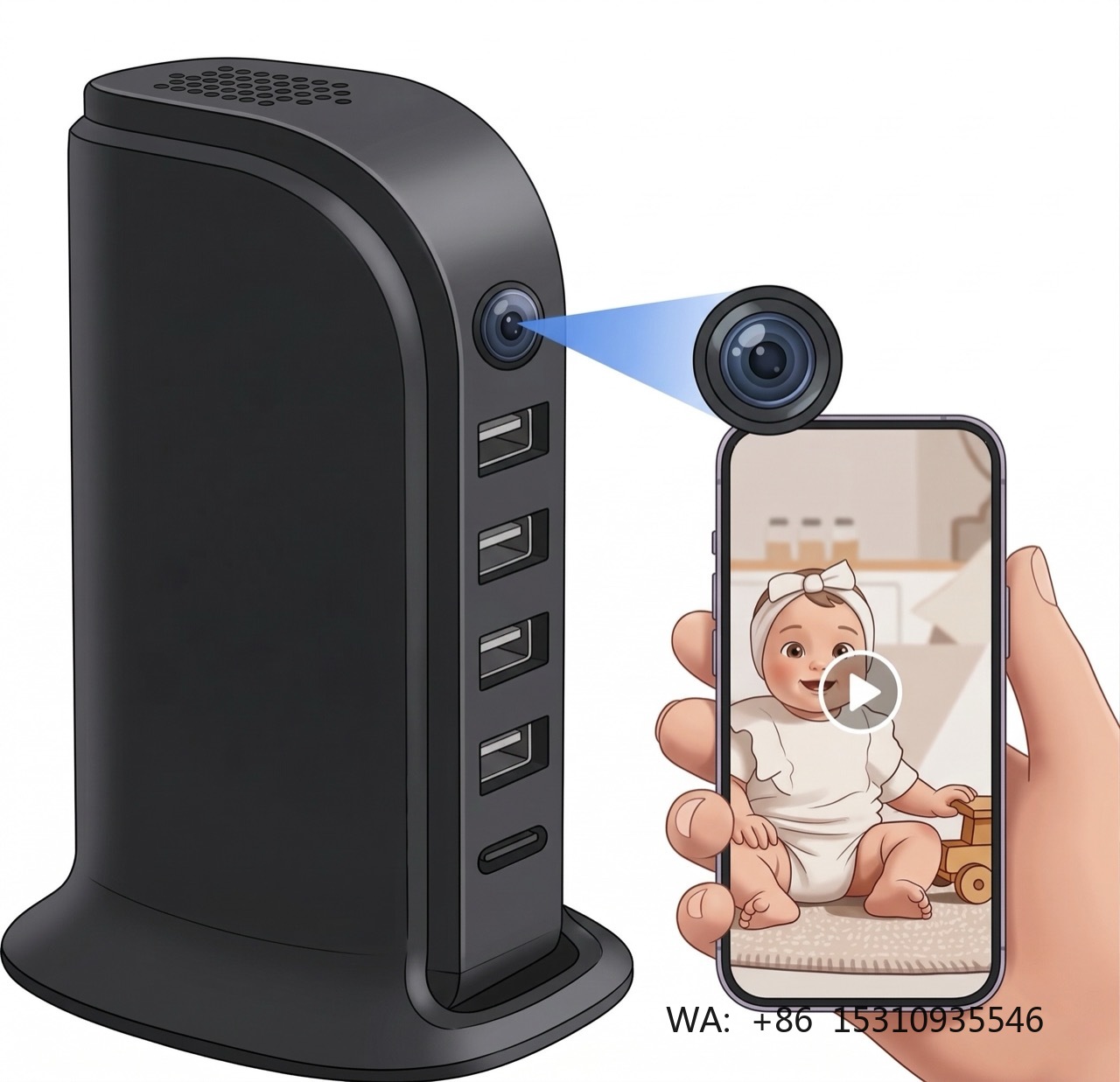 Cámara de Seguridad Wi-Fi Comp - Home Security Wifi Camera reseña y precio