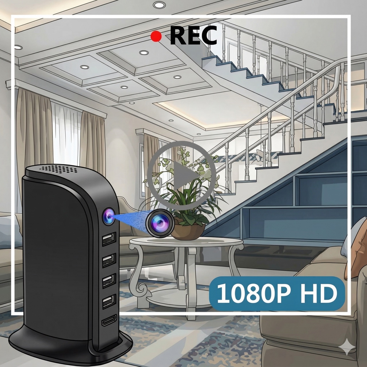 Cámara de Seguridad Wi-Fi Comp - Home Security Wifi Camera reseña y precio