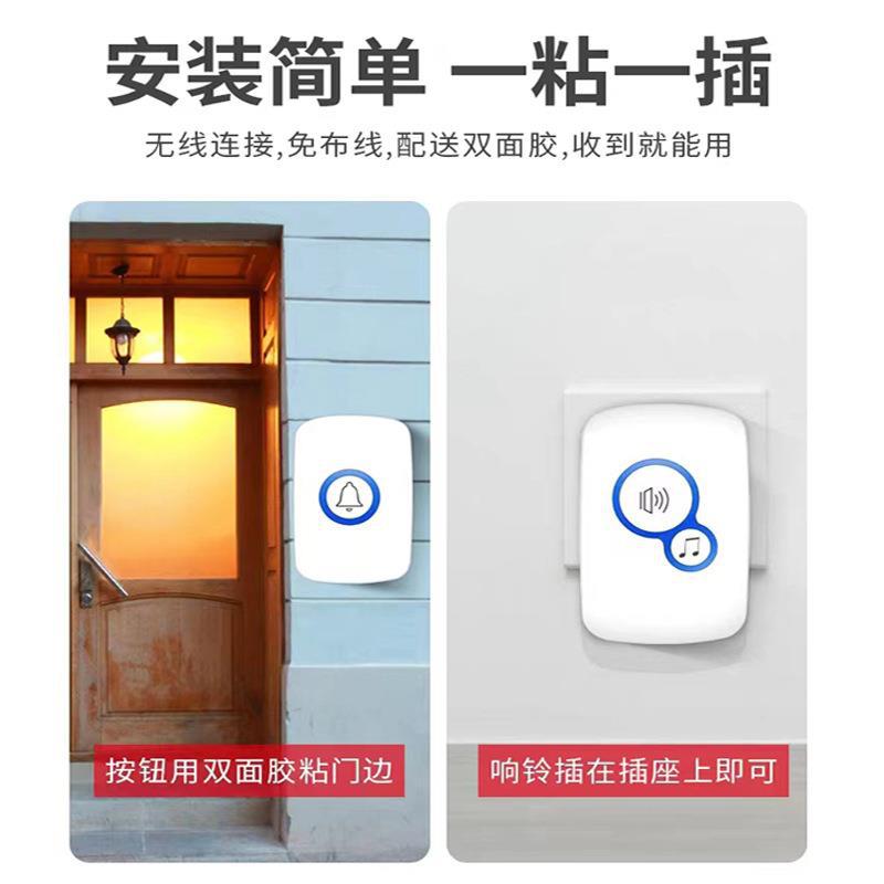 32 timbre alarma inalámbrica t - Home Security Doors reseña y precio