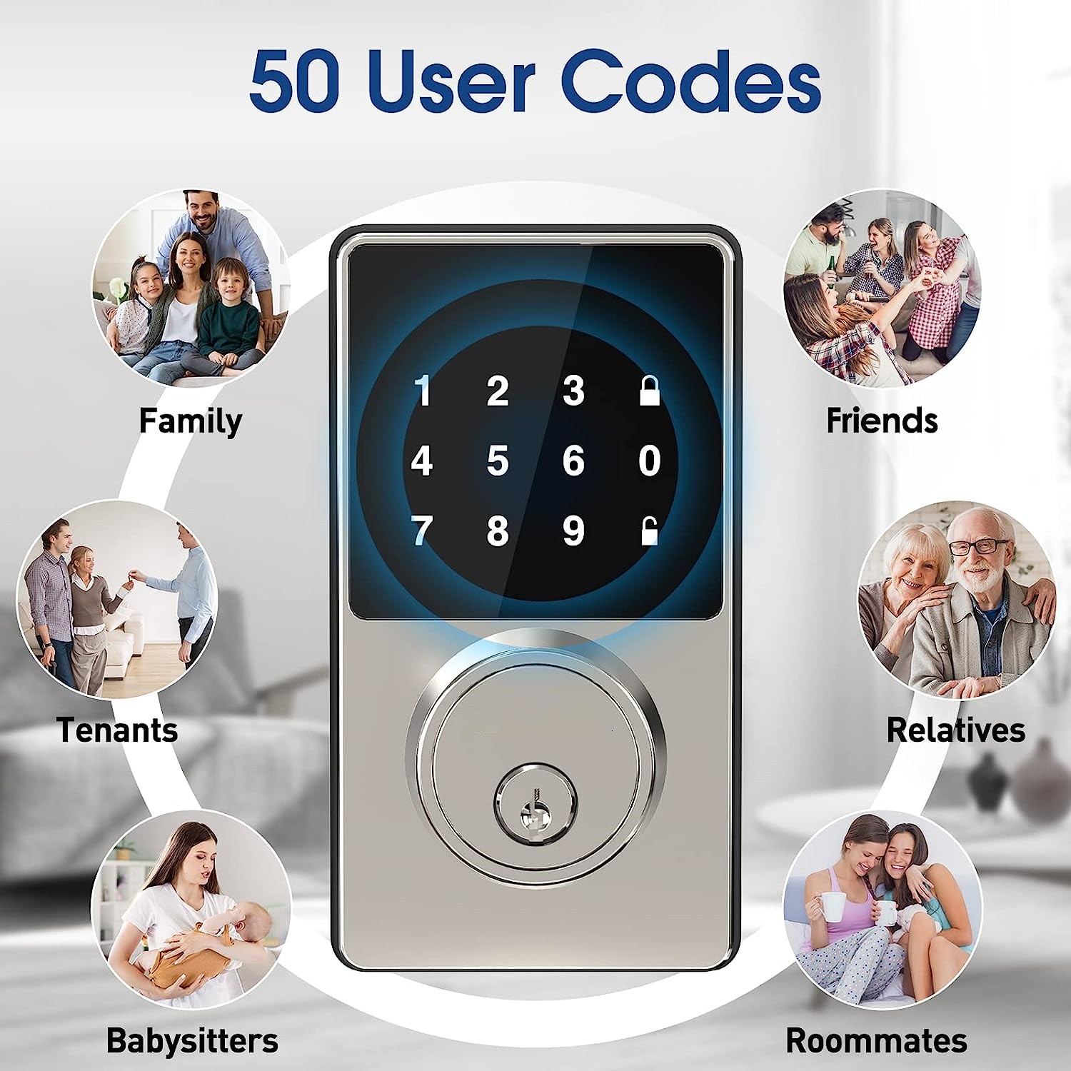 Cerradura Inteligente con Cont - Home Security Keypad reseña y precio