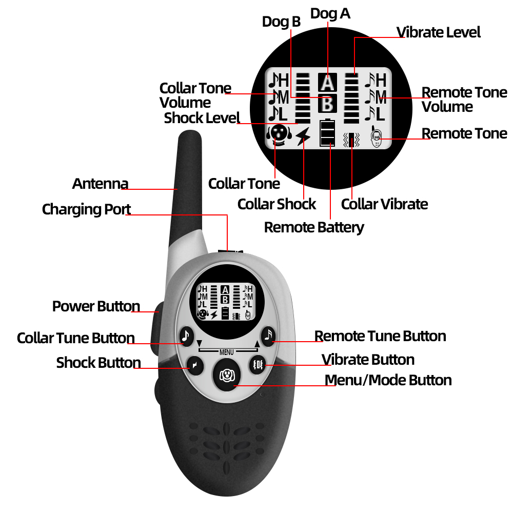 Collar de entrenamiento para p - Barking Dog Alarm reseña y precio