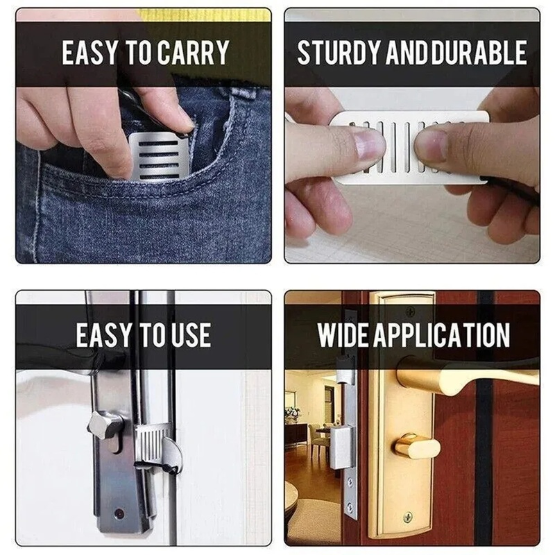 Bloqueador de puerta antirrobo - Home Security Doors reseña y precio