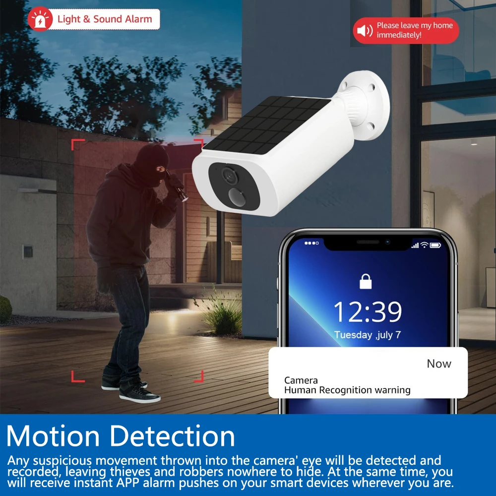 Cámara de seguridad Solar Tuya - Home Security Recorder reseña y precio