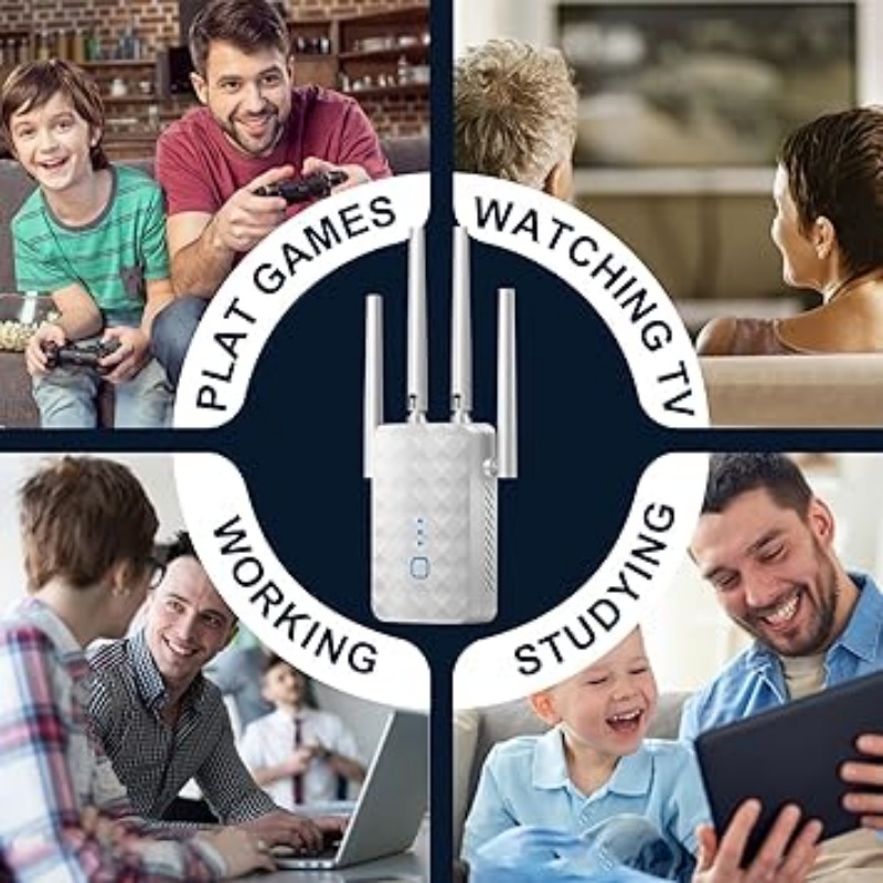 Repetidor WiFi de 1200Mbps, In - Home Security Network reseña y precio