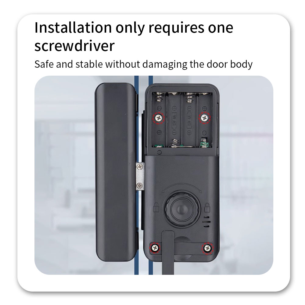 Cerradura de puerta de vidrio  - Home Security Keypad reseña y precio