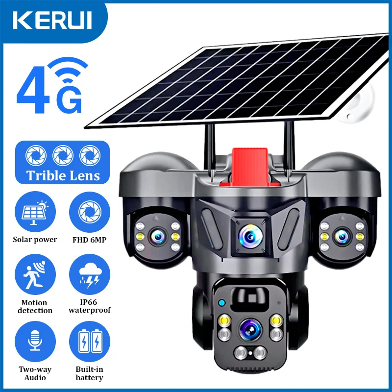KERUI-cámara PTZ para exterior - Home Security Recorder reseña y precio