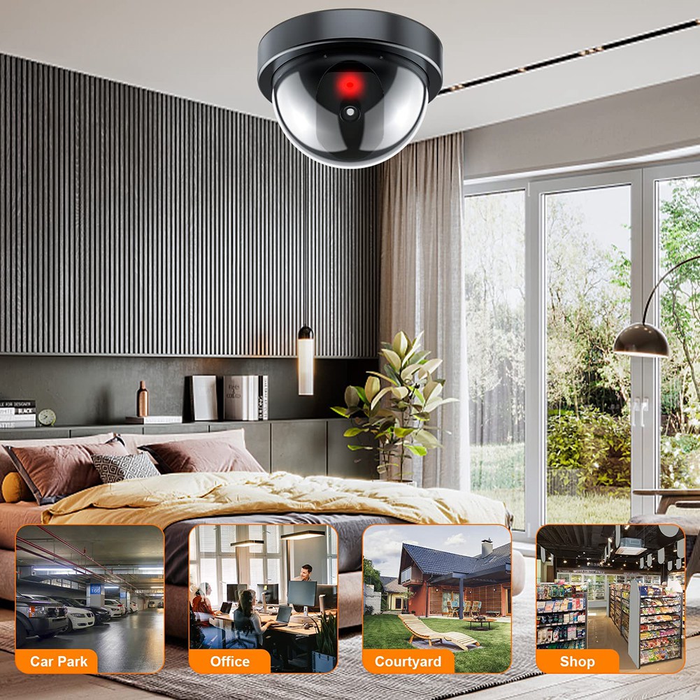 Cámara de seguridad ficticia A - Home Security Cameras Outdoor reseña y precio