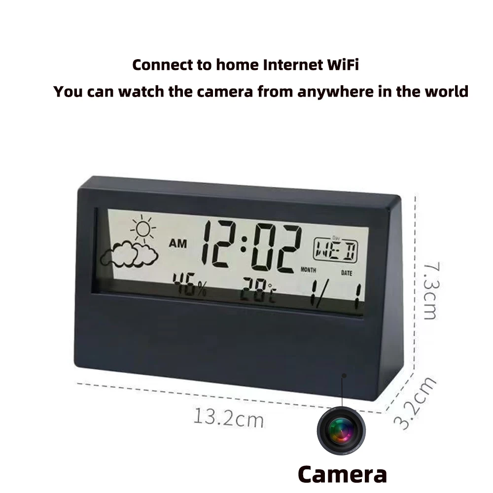 Cámara de Reloj WiFi 4K con De - Home Security Recorder reseña y precio